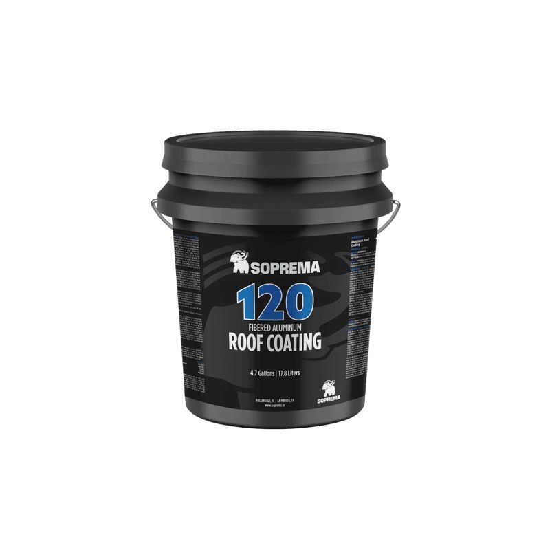 SOPREMA 120 FIBERED ALUMINUM ROOF COATING